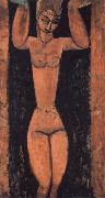 Amedeo Modigliani Caryatide oil painting artist